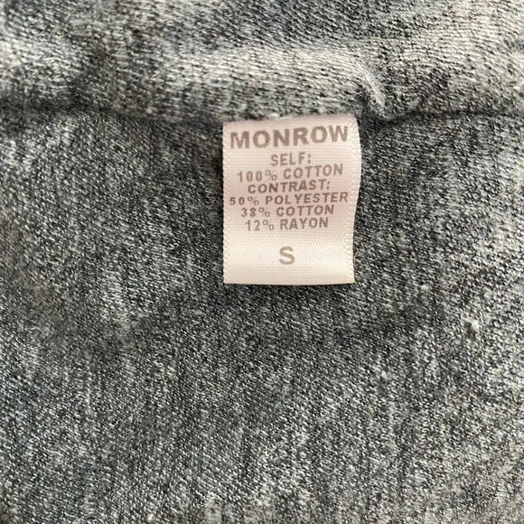 Monrow Camo Tee Shirt Dress Succulent Green Short Sleeve Ruched Size US Small - Picture 10 of 11